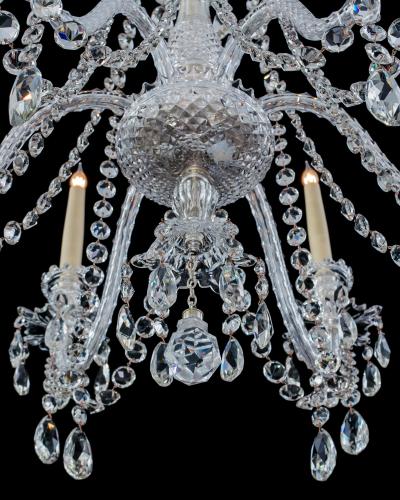  Thomas F C Osler AN EXQUISITE SIX LIGHT ADAM STYLE CHANDELIER BY F C OSLER