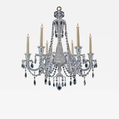 Thomas F C Osler AN EXQUISITE SIX LIGHT ADAM STYLE CHANDELIER BY F C OSLER