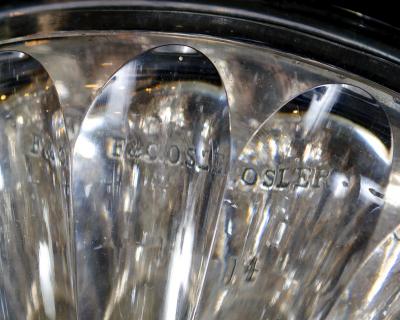  Thomas F C Osler AN UNUSUAL PAIR OF FOUR LIGHT MID VICTORIAN CUT GLASS WALL LIGHT BY F C OSLER