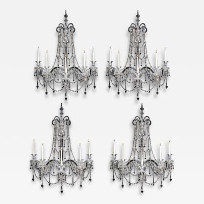  Thomas F C Osler SET OF FOUR ENGLISH EARLY VICTORIAN WALL LIGHTS OF EXCEPTIONAL QUALITY