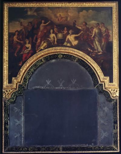  Thomas Ren Pelletier A VERRE GLOMIS OVERMANTEL MIRROR THE FRAME ATTB TO THOMAS REN PELLETIER