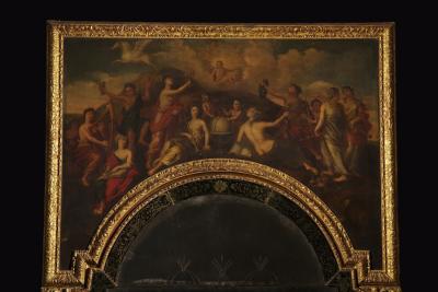  Thomas Ren Pelletier A VERRE GLOMIS OVERMANTEL MIRROR THE FRAME ATTB TO THOMAS REN PELLETIER