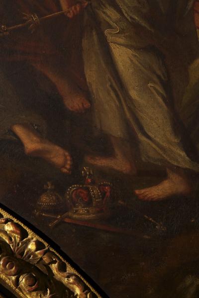  Thomas Ren Pelletier A VERRE GLOMIS OVERMANTEL MIRROR THE FRAME ATTB TO THOMAS REN PELLETIER