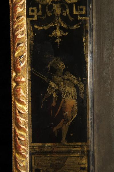  Thomas Ren Pelletier A VERRE GLOMIS OVERMANTEL MIRROR THE FRAME ATTB TO THOMAS REN PELLETIER