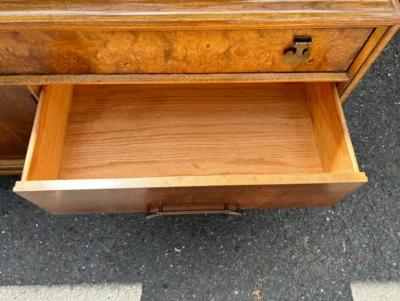  Thomasville Furniture Stylish Vintage Thomasville Burl Wood Drawers Walnut Credenza Mid Century
