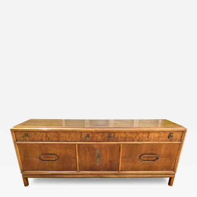  Thomasville Furniture Stylish Vintage Thomasville Burl Wood Drawers Walnut Credenza Mid Century