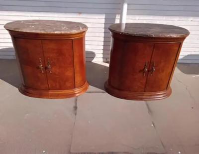  Thomasville Furniture Thomasville Marble top nightstands