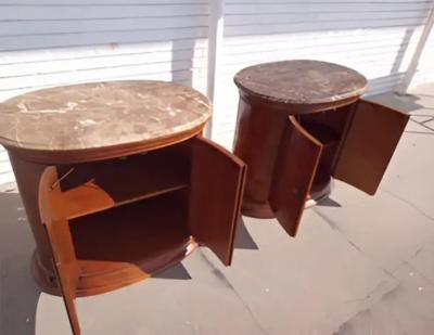  Thomasville Furniture Thomasville Marble top nightstands