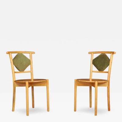  Thonet 1950s Prague side chairs by Ton Czech