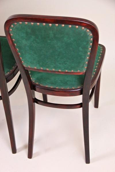  Thonet 19th Century Art Nouveau Thonet Chairs by M Kammerer Set of 4 AT circa 1910