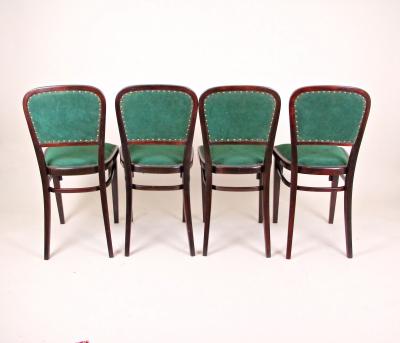  Thonet 19th Century Art Nouveau Thonet Chairs by M Kammerer Set of 4 AT circa 1910
