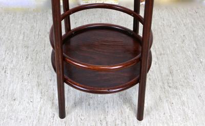  Thonet 20th Century Art Nouveau Pedestal Plant Stand by THONET Bentwood AT ca 1905