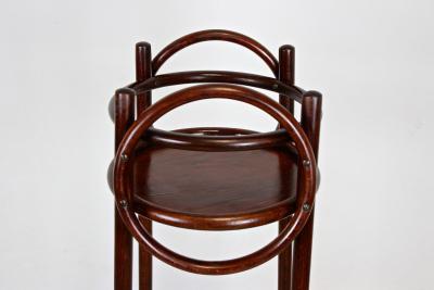  Thonet 20th Century Art Nouveau Pedestal Plant Stand by THONET Bentwood AT ca 1905