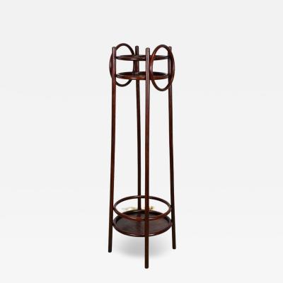  Thonet 20th Century Art Nouveau Pedestal Plant Stand by THONET Bentwood AT ca 1905