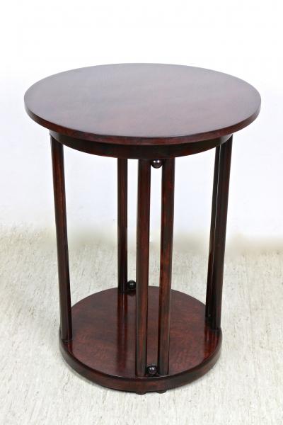  Thonet 20th Century Thonet Side Table Fledermaus Design Josef Hoffmann AT ca 1906