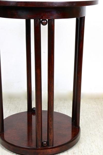  Thonet 20th Century Thonet Side Table Fledermaus Design Josef Hoffmann AT ca 1906