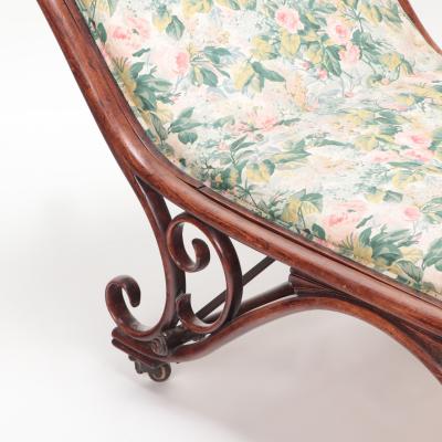  Thonet A bentwood and upholstered chaise lounge by Thonet circa 1900 