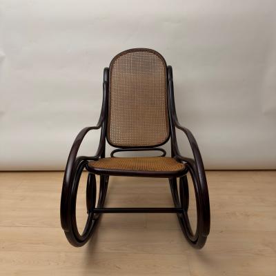  Thonet Art Nouveau Bentwood Rocking Chair by Thonet Austria circa 1900