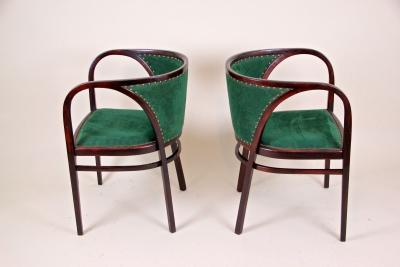 Thonet Art Nouveau Thonet Bentwood Seating Salon Suite by M Kammerer AT ca 1910