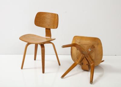 Thonet Bent Plywood Chairs Model 18 by Bruno Weir Thonet Austria c 1950