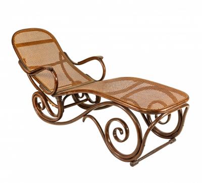  Thonet Bentwood Thonet Style Scroll Design Chaise