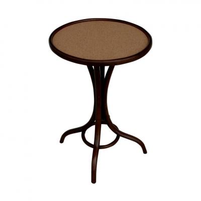  Thonet Early Thonet Pedestal Table with Cork Top
