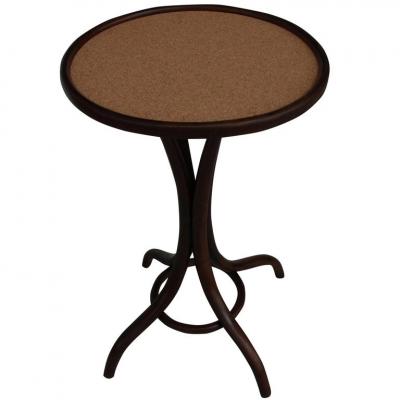  Thonet Early Thonet Pedestal Table with Cork Top