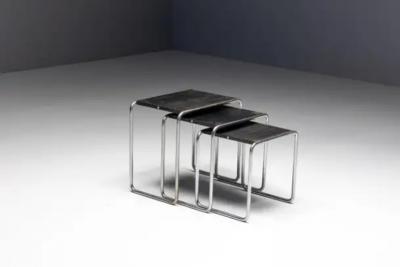 Thonet First Edition Side Tables by Marcel Breuer for Thonet Germany 1930s
