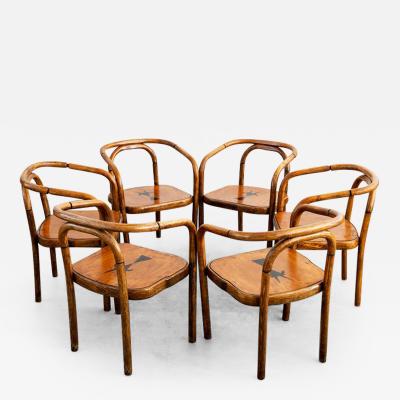 thonet arm chairs