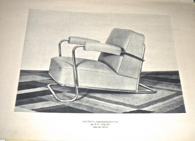  Thonet Thonet Fr res by Ren Coquery Documented Modernist Pair of Club Chairs