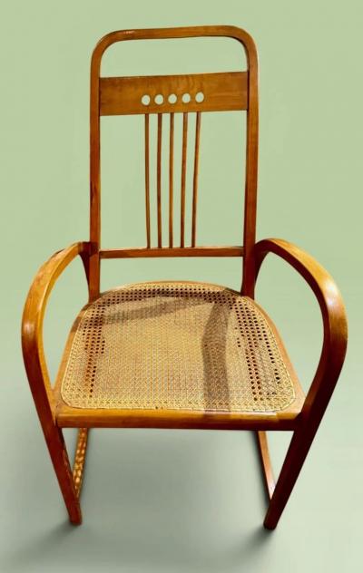  Thonet Thonet Model No 511 Vienna Secession Bentwood Armchairs circa 1904