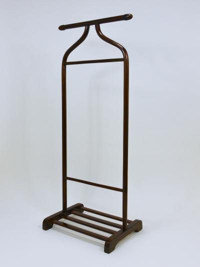 Thonet Thonet Vienna Art Deco Bentwood Clothing Valet Dressing Stand Austria 1920s