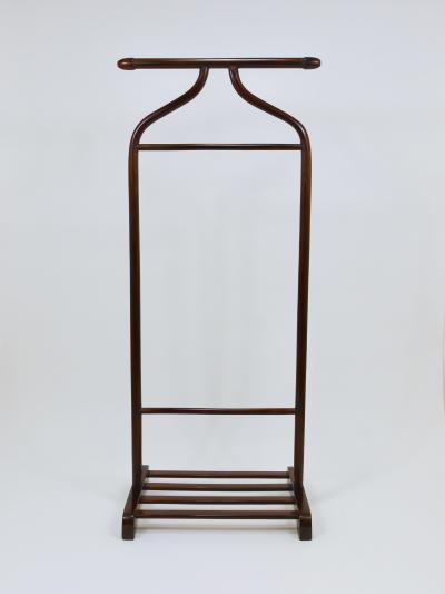 Thonet Thonet Vienna Art Deco Bentwood Clothing Valet Dressing Stand Austria 1920s