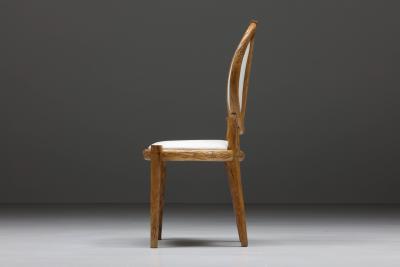  Thonet Thonet style Hand Carved Wooden Dining Chairs Mid Century Modern 1960s