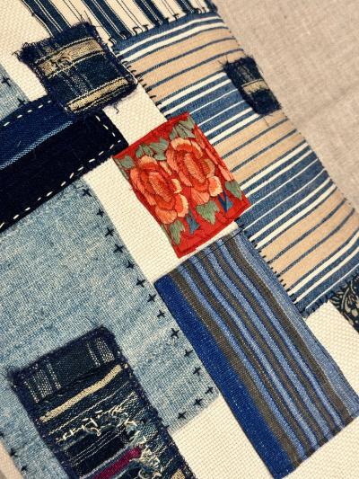  Threads Soft Goods Patch Project Pillows Blue 20x20