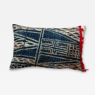  Threads Soft Goods Vintage Bamileke Royal Cloth Pillow 13 X 20 Cameroon 159O