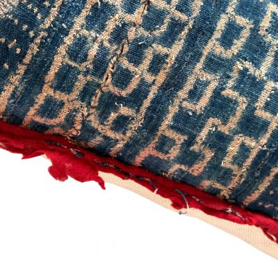  Threads Soft Goods Vintage Bamileke Royal Cloth Pillow 24 x 24 Cameroon 159h