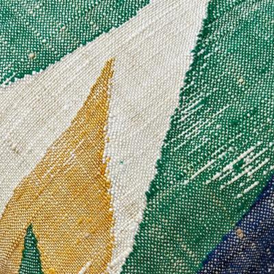  Threads Soft Goods Vintage Cotton Obi Pillow 11 x 17 Japan 435d