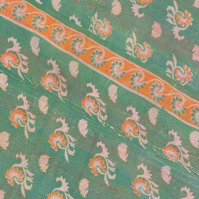 Threads Soft Goods Vintage Kantha Quilt