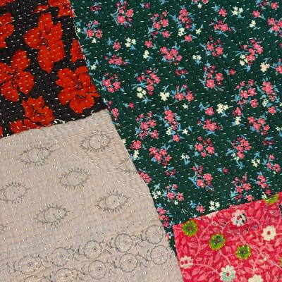 Threads Soft Goods Vintage Kantha Quilt