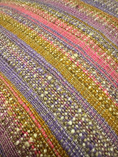  Threads Soft Goods Vintage Woven Stripe Pillow 16x24 USA 301 1A