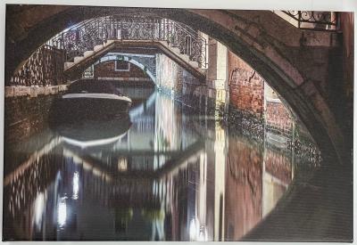  Three Bridges in Venice Photo on Canvas