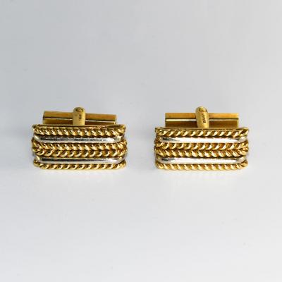  Tiffany Co 18K Yellow Gold Vintage Tiffany Co Cufflinks 20 4g