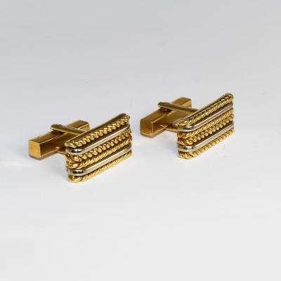  Tiffany Co 18K Yellow Gold Vintage Tiffany Co Cufflinks 20 4g