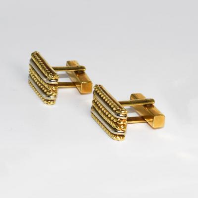  Tiffany Co 18K Yellow Gold Vintage Tiffany Co Cufflinks 20 4g