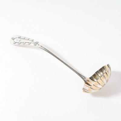  Tiffany Co Aesthetic Movement Tiffany Co Sterling Gold Washed Daisy Pattern Ladle