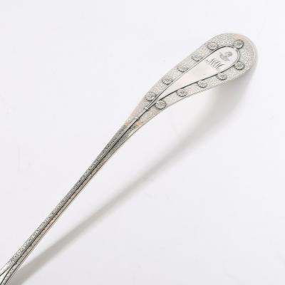  Tiffany Co Aesthetic Movement Tiffany Co Sterling Gold Washed Daisy Pattern Ladle