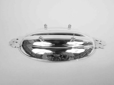  Tiffany Co American Modern Classic Sterling Silver Melon Bowl by Tiffany