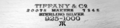 Tiffany Co Antique Tiffany American Art Deco Sterling Silver Bar Tray