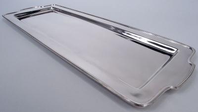 Tiffany Co Antique Tiffany American Art Deco Sterling Silver Bar Tray
